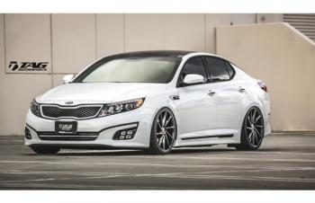 14' KIA OPTIMA W/ ACCUAIR AND VOSSEN