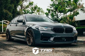 F90 M5 Comp on Vossen HF-3 Wheels