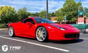 458 Italia on HRE P104SC Wheels