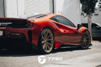 488 Pista on HRE P104SC | Novitec Exhaust