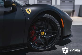 F8 Tributo Novitec Exhaust Install with Powder Coated Wheels