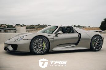 918 Spyder on HRE CRBN HX100 Wheels
