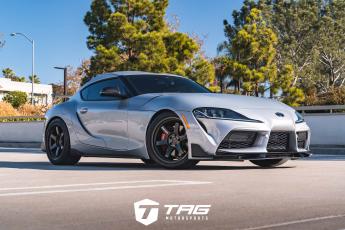 A90 Supra on TE37s with AC Schnitzer Aero