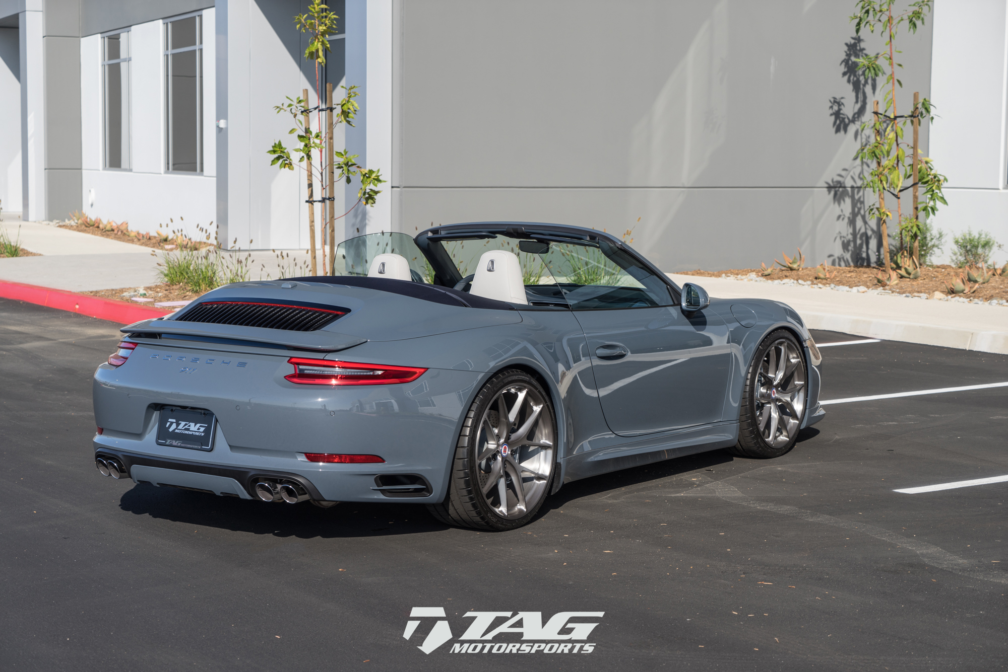 2017 Porsche 991.2 C2 Cabriolet with Techart & HRE P101 Wheels