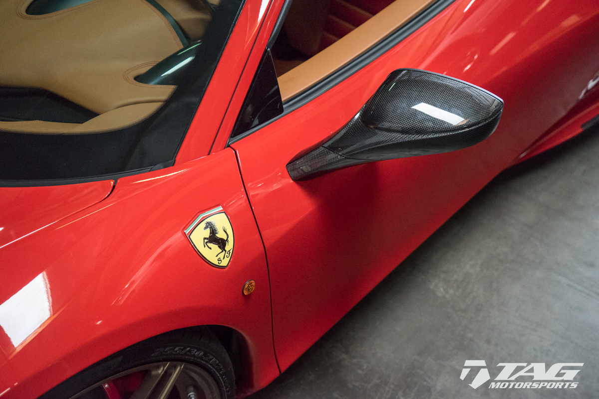 Capristo Ferrari 458 / 488 Mirrors INSTALLED!