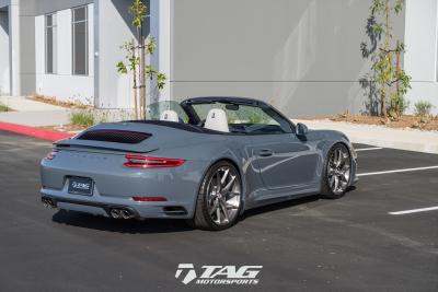 2017 Porsche 991.2 C2 Cabriolet with Techart & HRE P101 Wheels