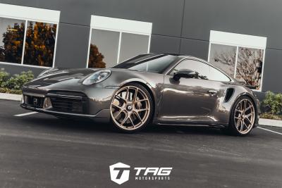 A SICK 992 TURBO S ON HRE R101LW WHEELS