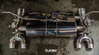 AWE F8X Non-Resonated Exhaust // Video + Install Photos + Review! 