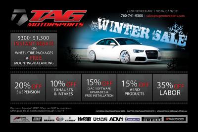 TAG Winter SALE!
