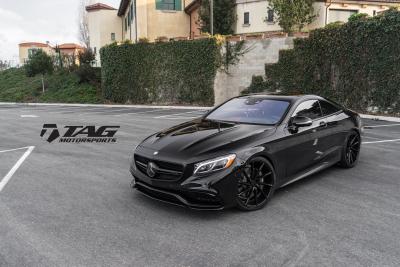 S63 on 22" Vossen CVT Wheels 