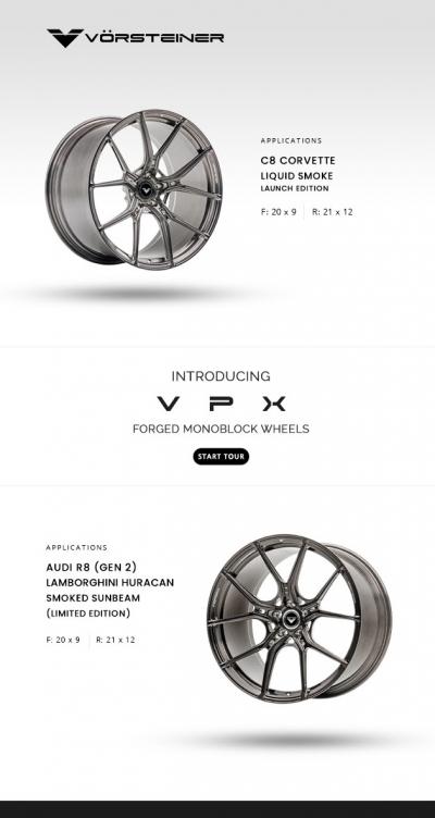 NEW FROM VORSTEINER - VPX FORGED WHEELS