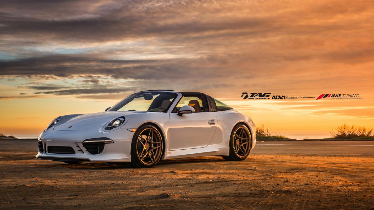 2015 Porsche Targa 4S with ADV Wheels + Techart + AWE Tuning
