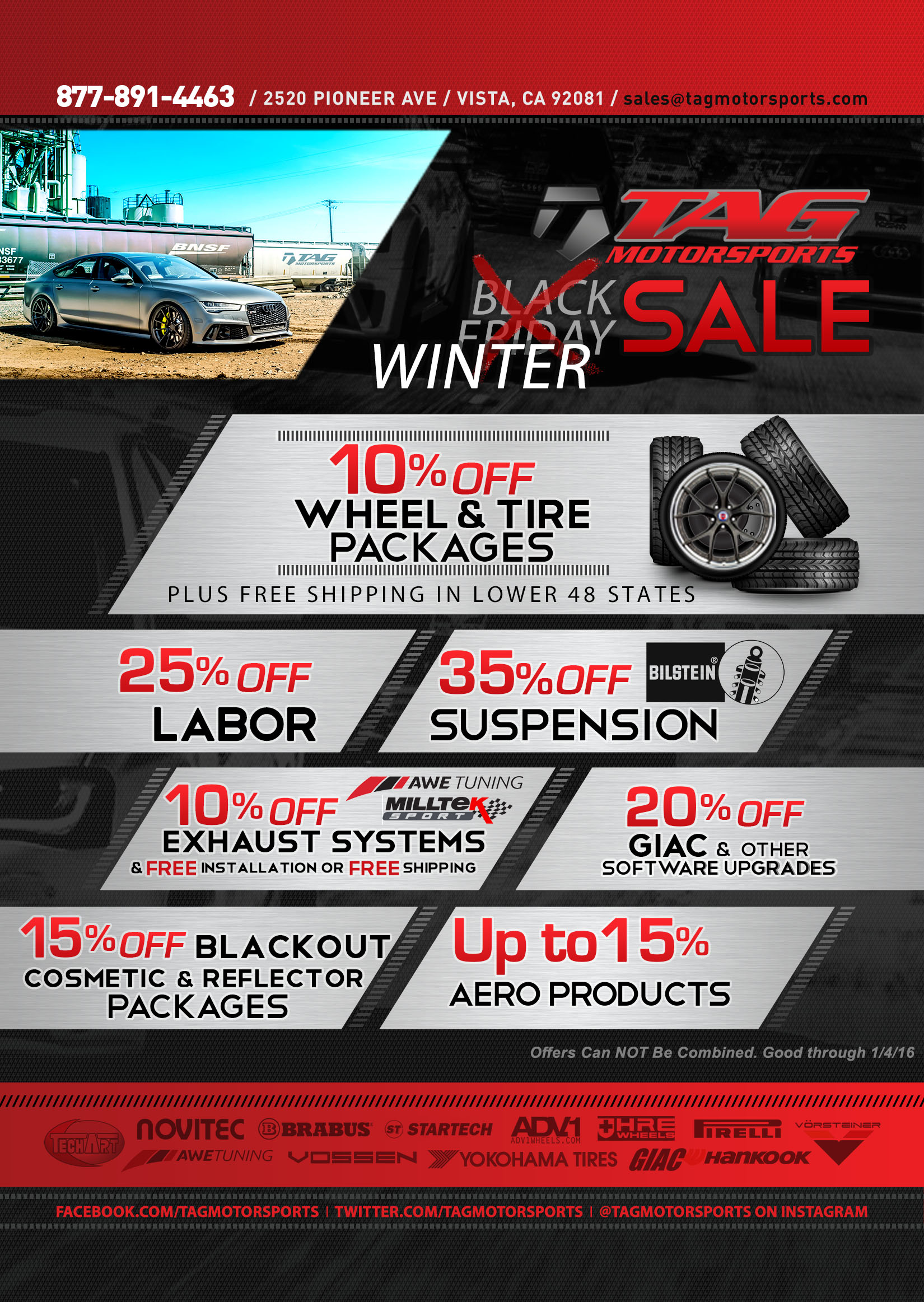 TAG Motorsports | 2015 Winter SALE 
